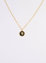 Load image into Gallery viewer, CH Wylie Cross Necklace GOLD