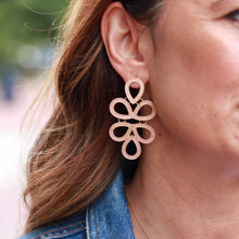 Load image into Gallery viewer, Gold Plaza Earrings | Statement Loop Earrings