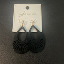 Load image into Gallery viewer, Wooden Aztec Earrings