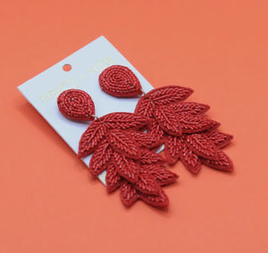 Tiered Leaf Earrings