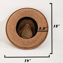 Load image into Gallery viewer, Embroidered Flower Strap Fedora Hat
