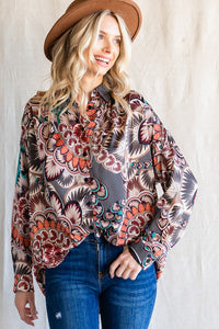 Geo Flower Top
