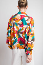 Load image into Gallery viewer, Geo Print Blouse