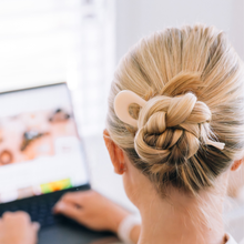 Load image into Gallery viewer, Teleties French Hair Pin Almond Beige