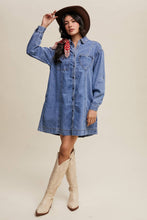 Load image into Gallery viewer, Denim Heart Dress