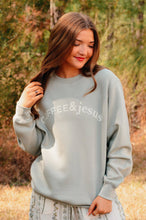 Load image into Gallery viewer, Coffee &amp; Jesus Sweatshirt