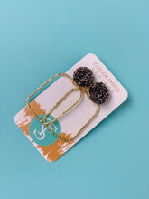 Load image into Gallery viewer, Glitter Top Hoops