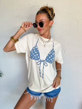 Load image into Gallery viewer, Polka Dot Bikini Top Tee