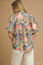 Load image into Gallery viewer, Floral Puff Blouse