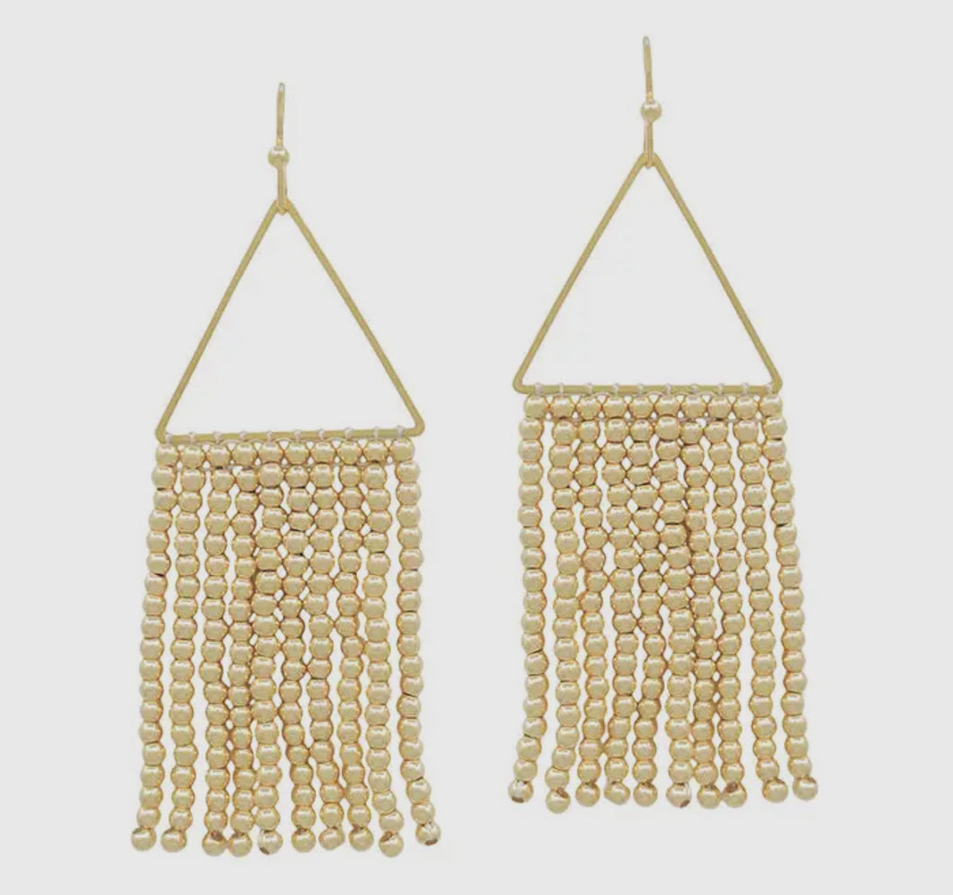 Gold Bead Fringe