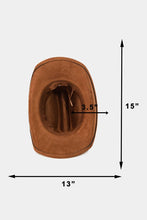 Load image into Gallery viewer, Heart Buckle Western Cowboy Hat