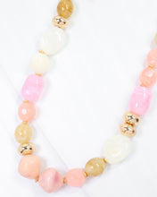 Load image into Gallery viewer, Ambridge Pink Stone Beaded Necklace