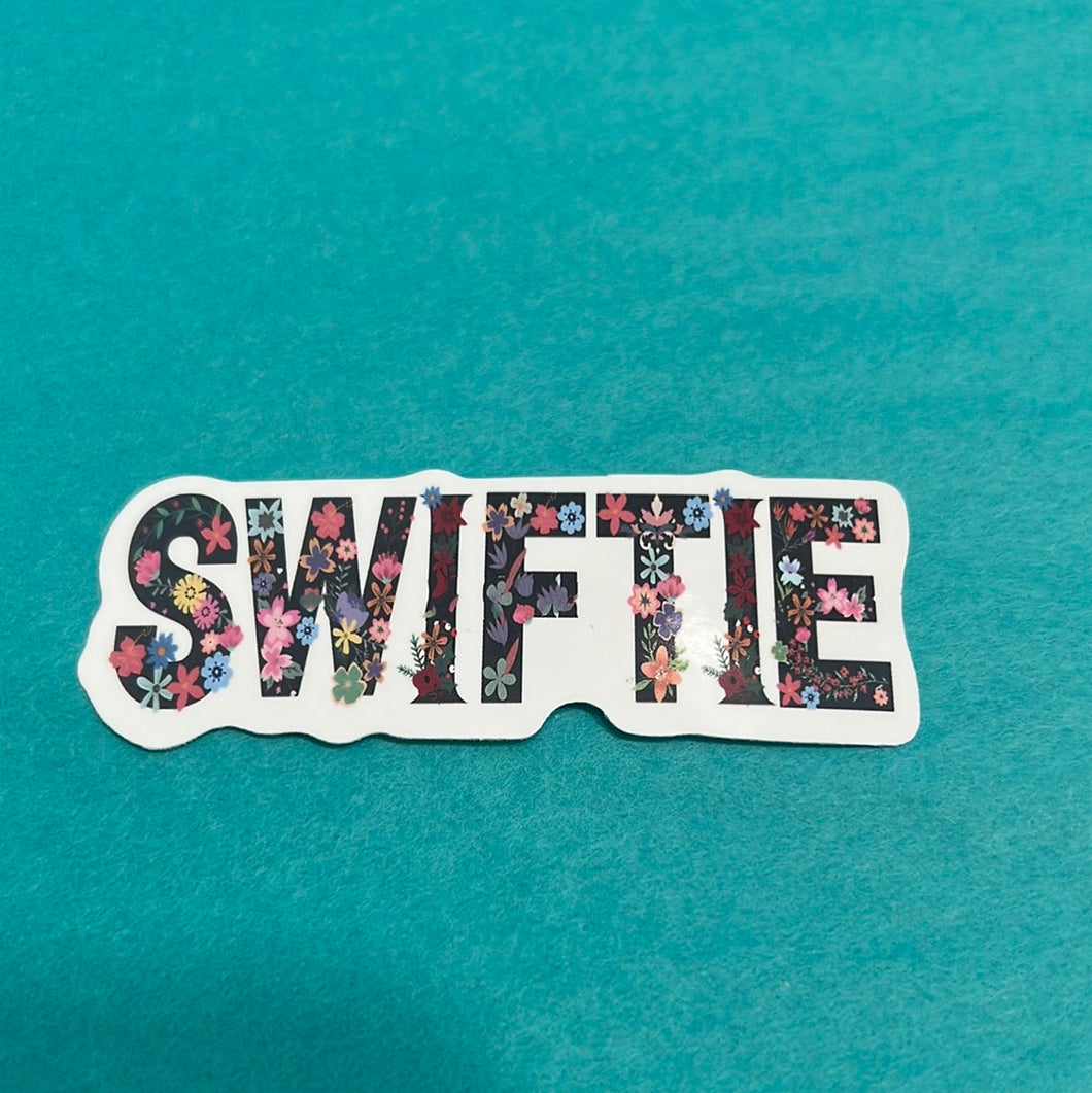 Swiftie Flowers Sticker