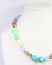 Load image into Gallery viewer, Ambridge Blue Stone Beaded Necklace