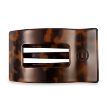 Load image into Gallery viewer, Small Flat Rectangle Teleties Hair Clip