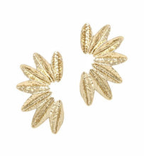 Load image into Gallery viewer, Gold Wing Earrings | Gold Accordion Wing
