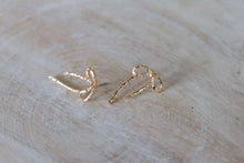 Load image into Gallery viewer, Textured Ribbon Drop Earrings | Bow Earrings