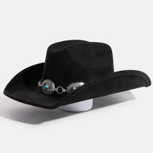 Load image into Gallery viewer, Turquoise Stud Concho Belt Western Cowboy Hat