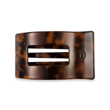 Load image into Gallery viewer, Flat Rectangle Hair Clip | Medium | Tortoise