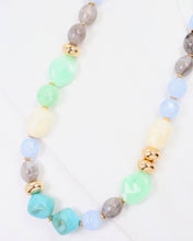 Load image into Gallery viewer, Ambridge Blue Stone Beaded Necklace