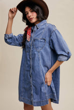 Load image into Gallery viewer, Denim Heart Dress