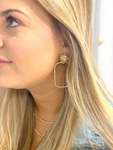 Load image into Gallery viewer, Glitter Top Hoops