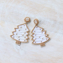 Load image into Gallery viewer, Custom Beaded White Christmas Tree