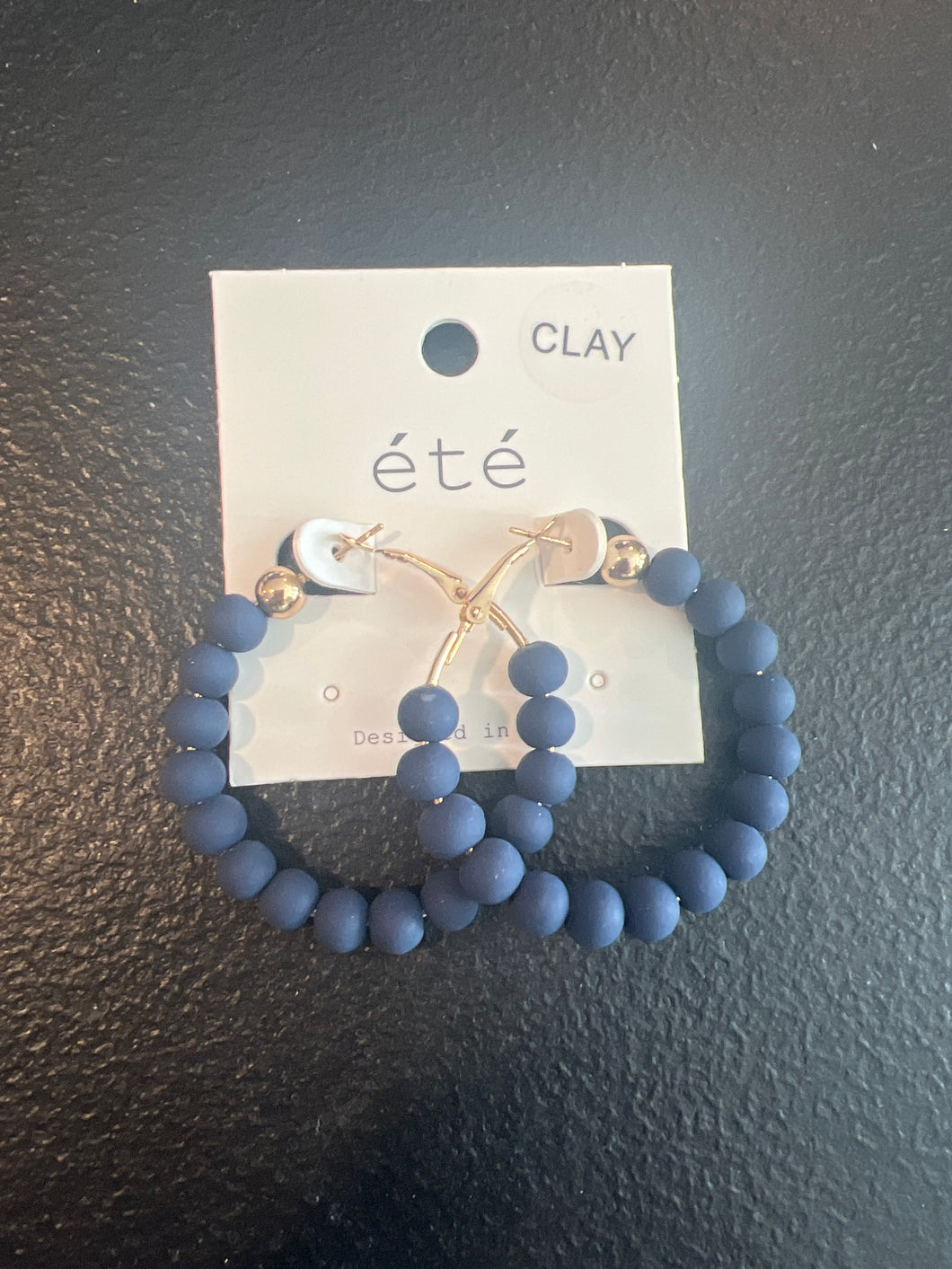 Clay Bead Hoops