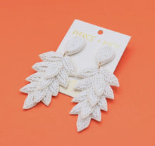 Load image into Gallery viewer, Tiered Leaf Earrings