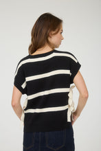 Load image into Gallery viewer, Striped Side Tie Sweater