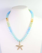 Load image into Gallery viewer, Eastport Starfish Necklace Blue Multi
