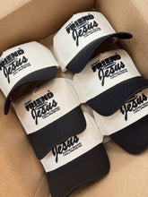Load image into Gallery viewer, Friend in Jesus - Black Vintage Trucker Hat