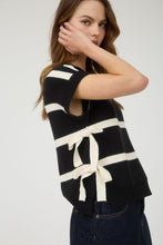 Load image into Gallery viewer, Striped Side Tie Sweater