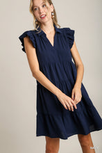Load image into Gallery viewer, Navy Girl Dress