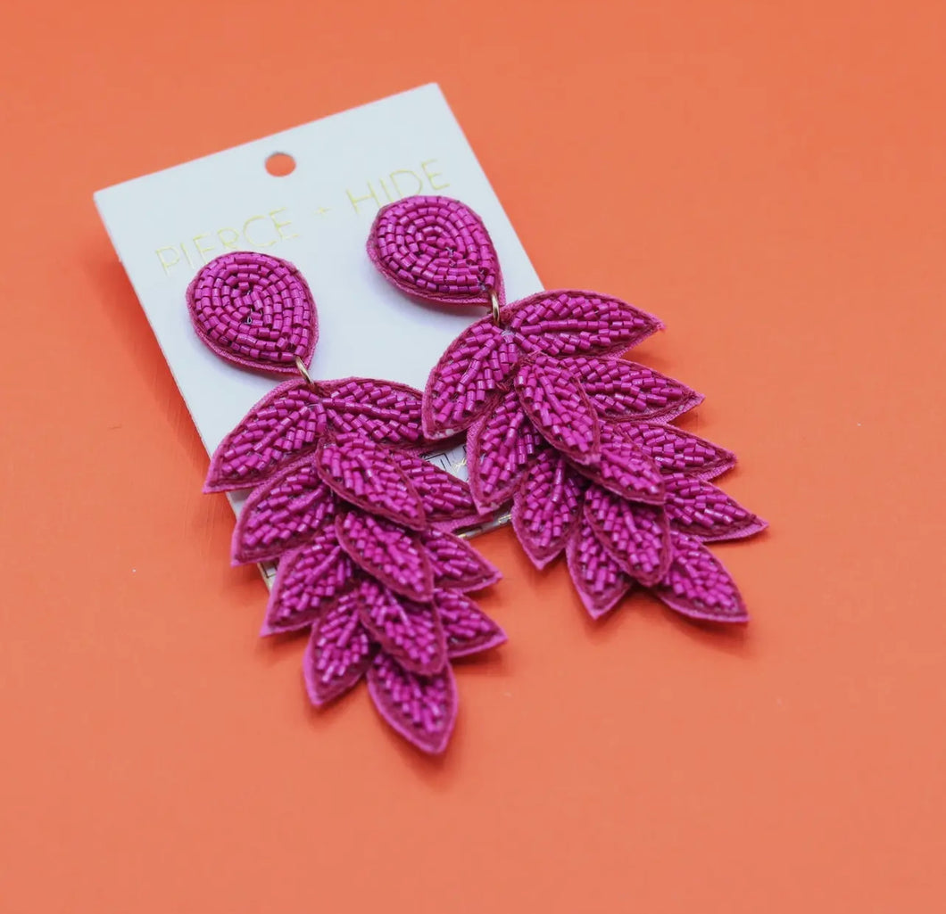 Tiered Leaf Earrings