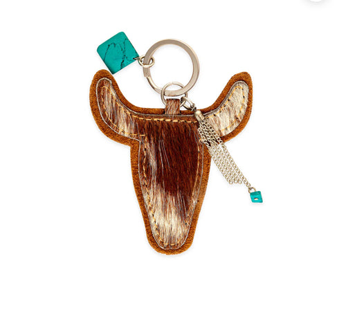 Buffalo Head Keychain