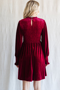 Red Velvet Dress