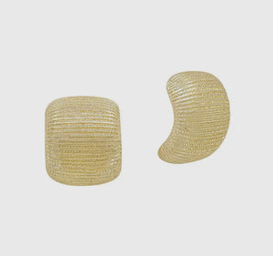 Gold Curved Studs