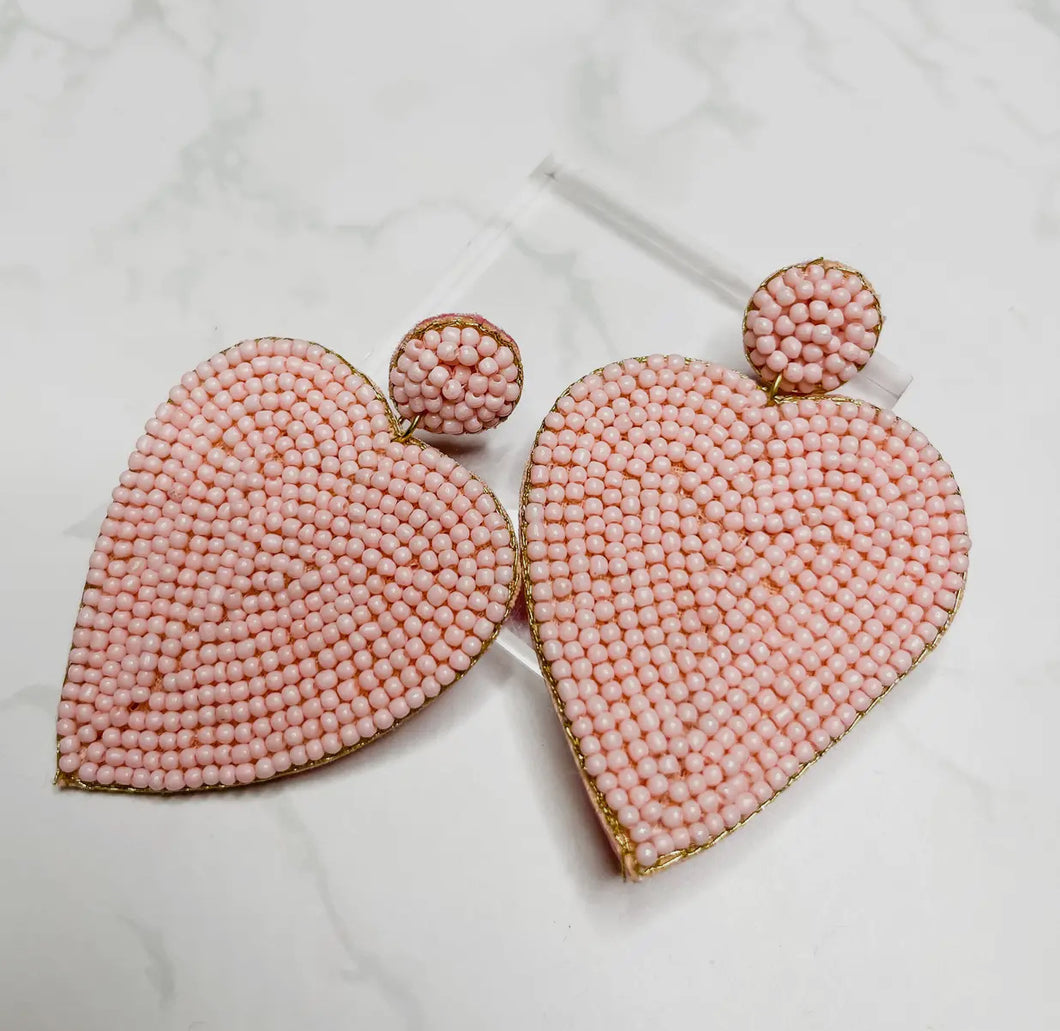 Heart Drops Earrings