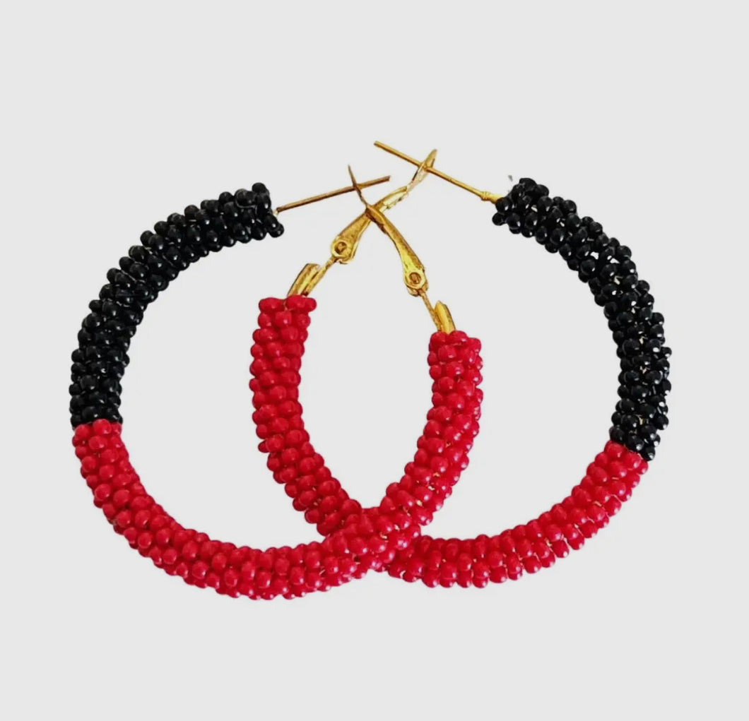 State Color Block Hoops