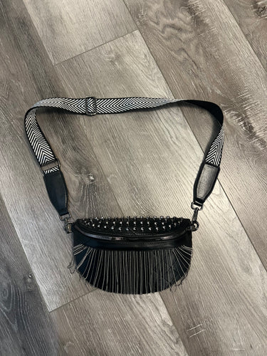 Studded Fringe Bag