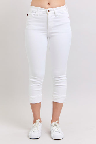 Judy Blue White Capri