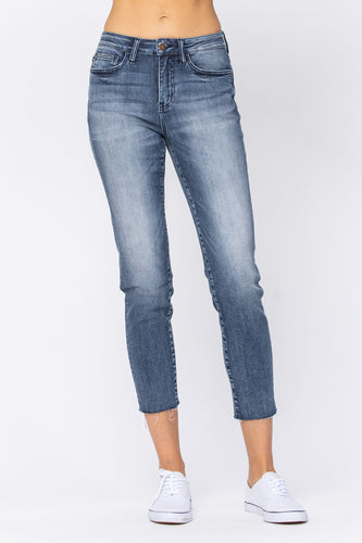 Judy Blue Raw Hem Relaxed