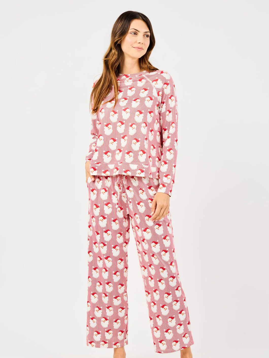 Red Santa Baby PJ Set