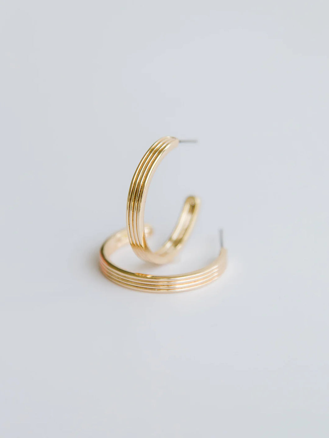 Sheila Earrings Medium-Gold