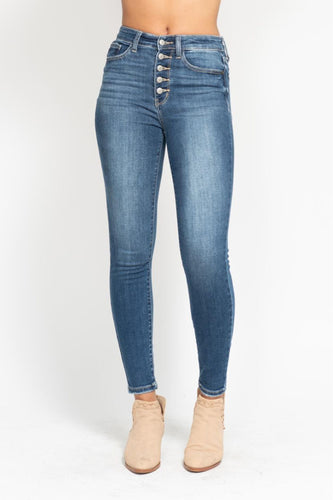 Judy Blue Button Fly Skinny