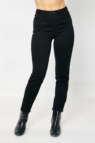 Judy Blue Rhinestone Slim