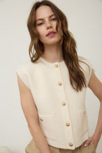 Load image into Gallery viewer, Gold Button Vest