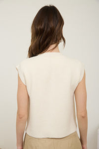 Gold Button Vest