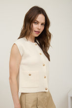 Load image into Gallery viewer, Gold Button Vest